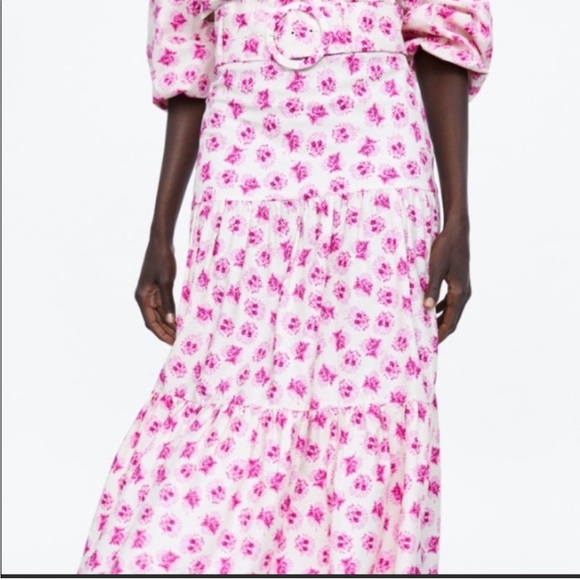 Zara flower print skirt with defect - Picture 2 of 6
